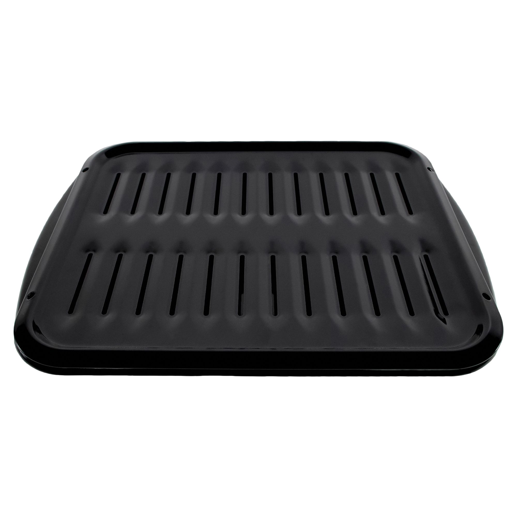 Certified Appliance Accessories, Heavy-Duty Broiler Pan Grill Set, 16.5in. x 12.75in., Pieces (qty.) 2 Bottom Diameter 20.9 in, Material Combination, Model# 50016